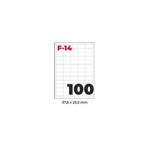  NALJEPNICA 37,6x23,5 FORNAX F-14 ,100/1 Cene