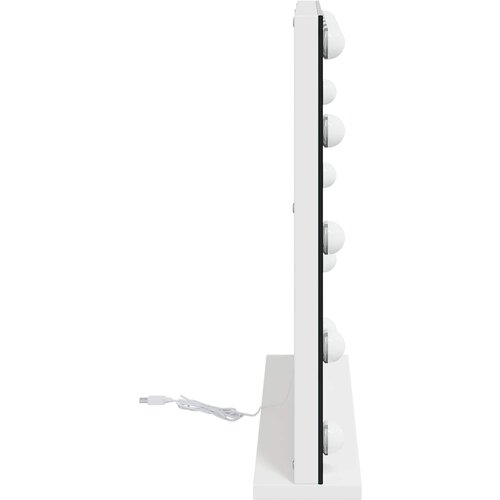 LED Ogledalo za Toaletni Stolić Bijeli 50 x 10 x 44 cm Slike