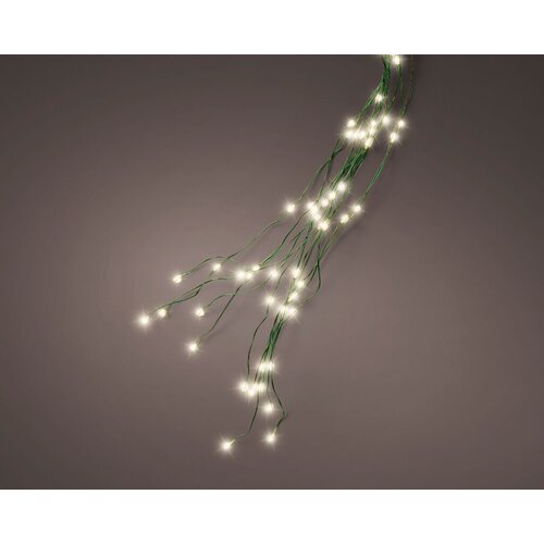 Lumineo Lampice za jelku, 2.4 m, 832 lampice, Snop spoljne, Micro LED, Svetlo toplo belo, 8 funkcija Slike