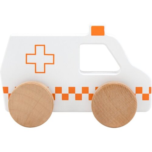 Tryco Wooden Ambulance Toy avtomobilček iz lesa 12m+ 1 kos Slike