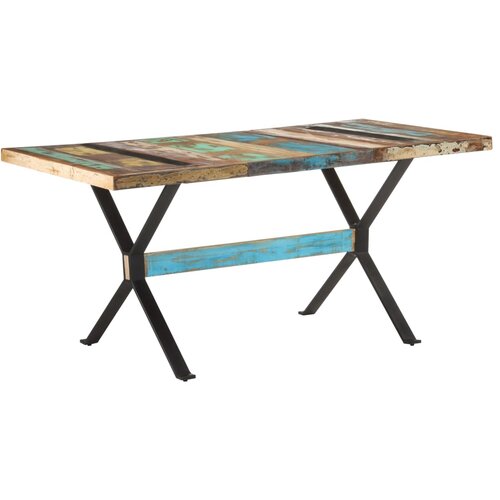  Blagovaonski stol 160 x 80 x 76 cm od masivnog obnovljenog drva Cene