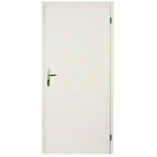 DOORNITE Sobna vrata (D x Š x V: 39 x 750 x 2.000 mm, Bijele boje, DIN graničnik: Desno, Središnji položaj: Saće)