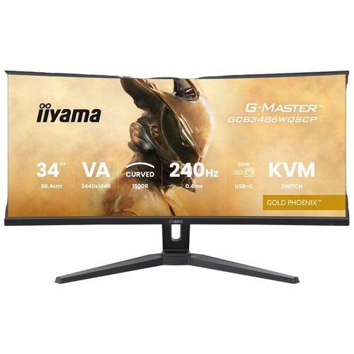 Iiyama Monitor 34'' G-Master Gold Phoenix Curved 3440x1440 240Hz Black Cene