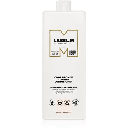 Label.m Cool Blonde Conditioner vlažilni balzam za nevtralizacijo rumenih odtenkov 1000 ml Cene