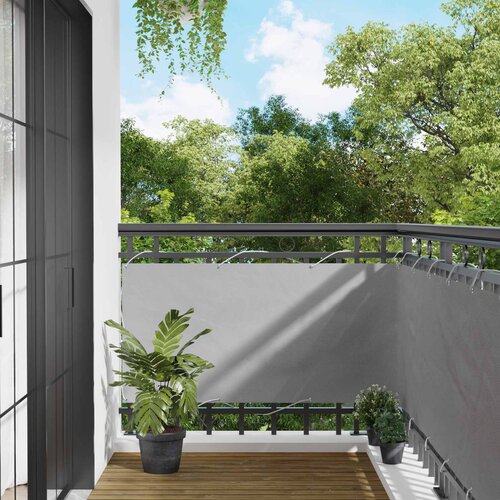  Balcony ekran Svijetlo siva 75 x 200 cm Cijene