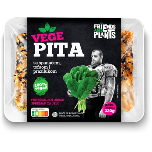 Friends &amp;amp; Plants FRIENDS AND PLANTS vege pita spanać tofu praziluk 220g Slike