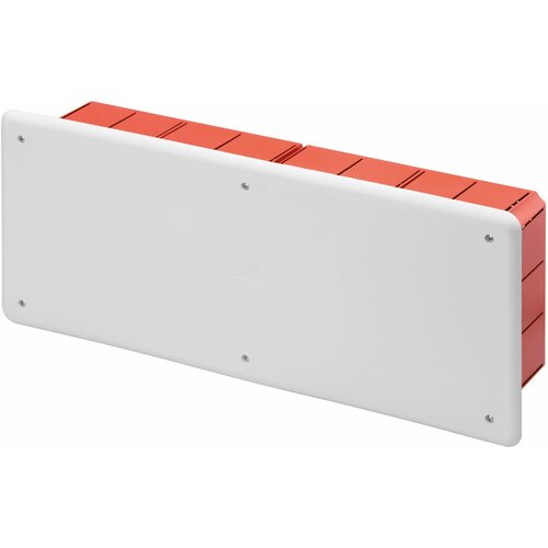 GEWISS razvodna kutija za beton sa poklopcem i din šinom GW48008 392X152X75mm crveno-bela Slike