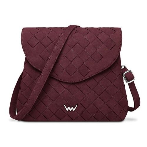 Vuch Crossbody torba Byrsa Intrecciato Wine Red, 20 x 24 cm Cijene