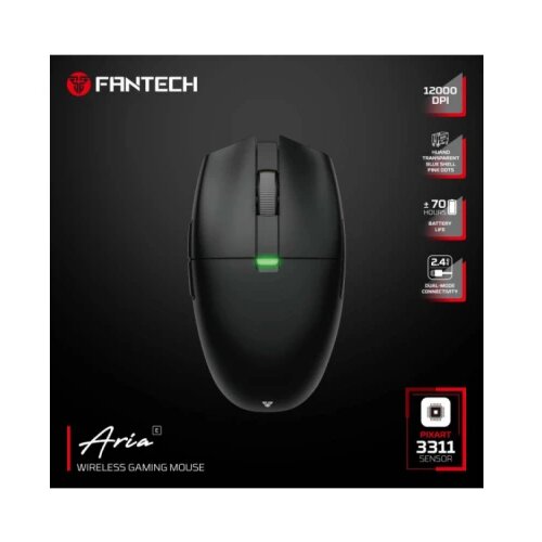Fantech miš wireless XD7E aria e crni Cene