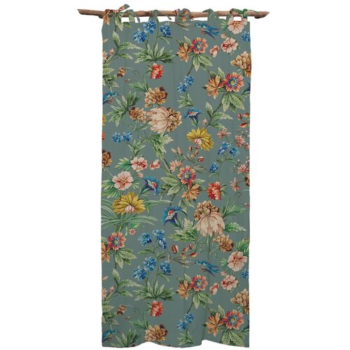 Tierra Bella Zelena zavjesa od lana Green Amazonia, 140 x 270 cm Cene