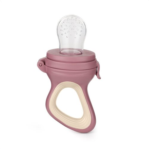 Petite&amp;amp;Mars Silicone Food Feeder 6m+ duda za hranjenje i grickalica Rose&amp;amp;Sand 1 kom Slike