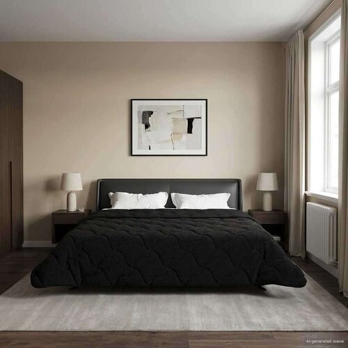  Poletna odeja Črna 220 x 260 cm Mikrofibra in Teddy flis, (5000284370) Cene