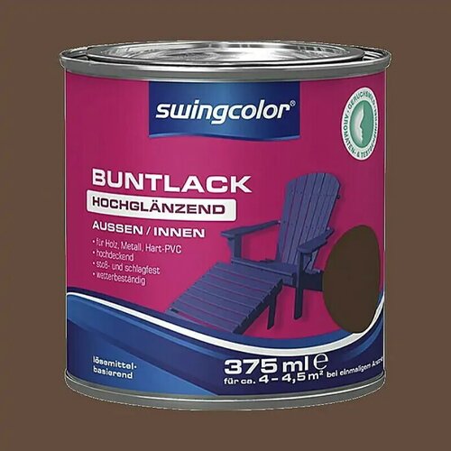 SWINGCOLOR lak u boji (boja: lje&amp;scaron;njak tamnosmeđe boje, 375 ml) Slike