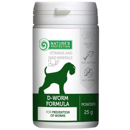 Nature's Protection Nature&rsquo;s Protection D-Worm Formula 25 g &ndash; suplement za pse Cene