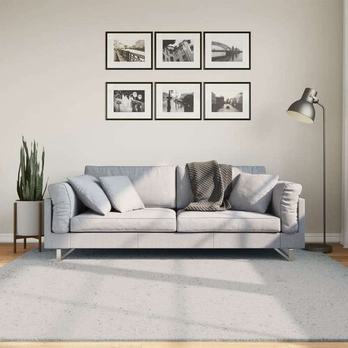 Preproga HUARTE kratka vlakna mehka in pralna siva 200x200 cm Cene