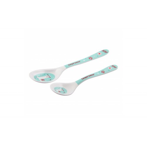 Canpol baby SET KASIKA (2kom) 4530 MELAMINE - EXOTIC ANIMALS TURQUOISE (4530_tur) Cene