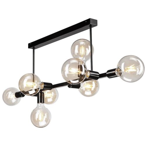  Luster na štangu ASTRID 8xE27/60W/230V crni Cene