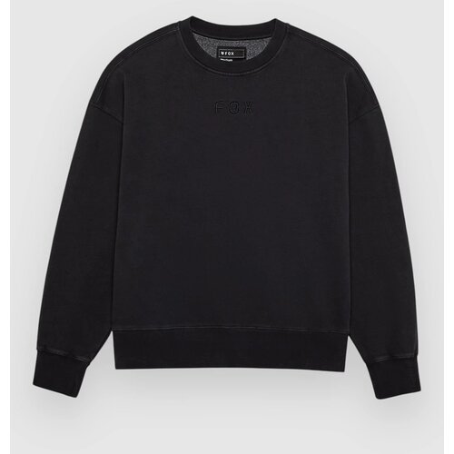 Fox Wordmark Oversized Crew Pulover iz flisa black Cene