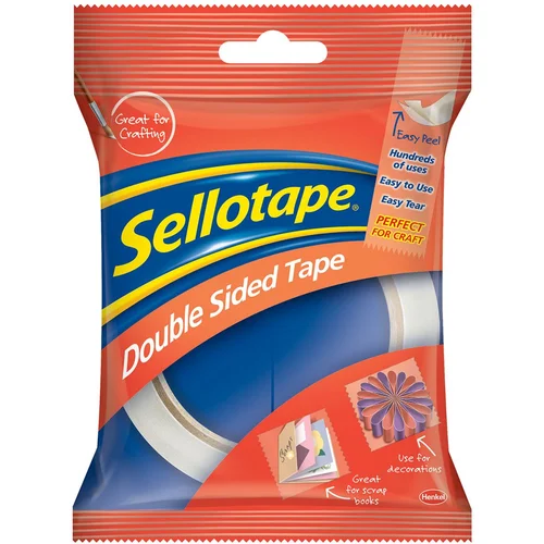 Sellotape Obojestranski lepilni trak 12mm x 33m ®, (20393544)