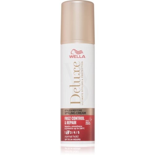 Wella Deluxe Style &amp;amp; Restore stiling krema za glajenje in obnovo po&amp;scaron;kodovanih las 100 ml Slike
