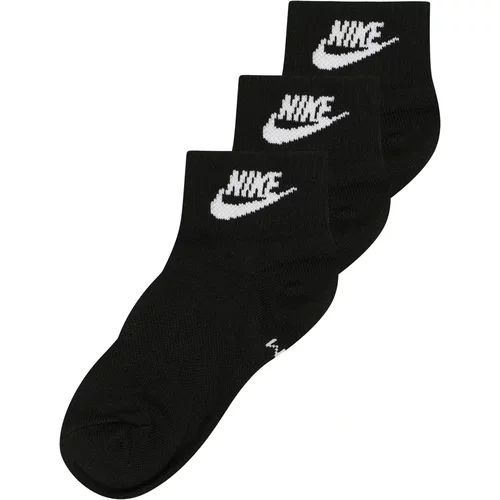Nike Sportswear Nogavice črna / bela