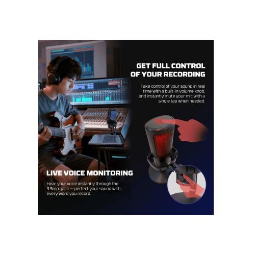 Fantech mikrofon wireless  WMCX01 leviosa wave beli Cene