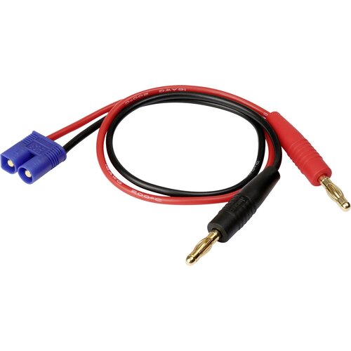 Reely polnilni kabel [2x banana mo&scaron;ki konektor 4 mm - 1x EC3 mo&scaron;ki konektor] 0.30 m 2 mm&sup2; RE-6799029, (20638262) Cene