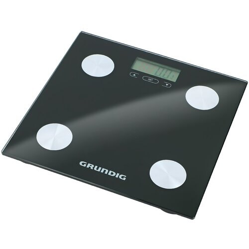 Grundig Osebna tehtnica z analizo telesa IMC do 180 kg LCD, Črna, (5000277376) Cene