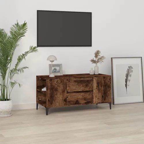 TV ormarić boja hrasta 102x44,5x50 cm konstruirano drvo