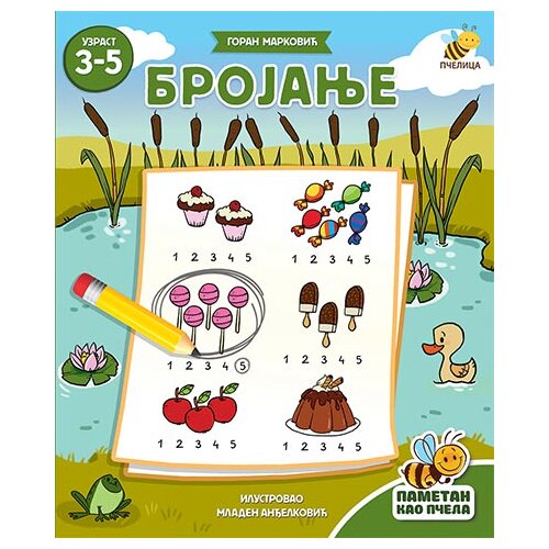 Pčelica Pametan kao pčela - Brojanje Slike