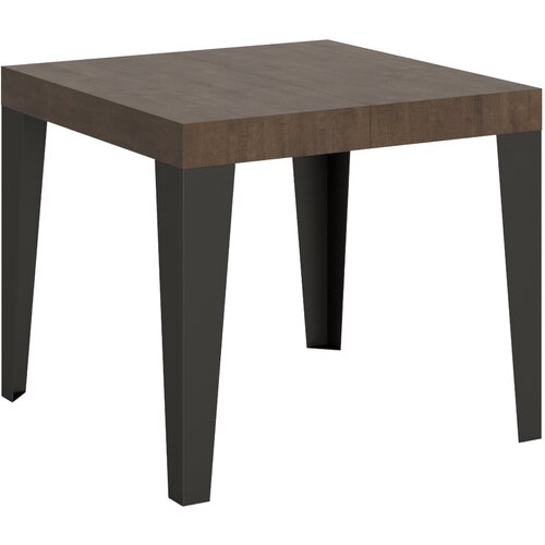 Itamoby &amp;nbsp; Flame (90x90/246 cm) - oreh, barva nog: antracit - raztegljiva jedilna miza, (20842856) Slike