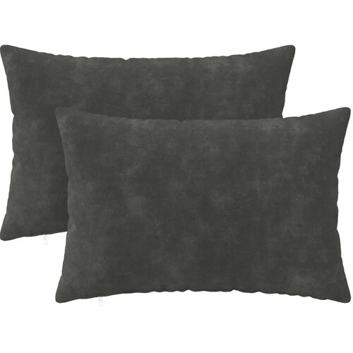  Jastuk s jastukom HEERLEN 2 kom. Antracit Mikrofibra Flis - Antracit 30 x 50 cm 2 Cijene