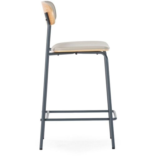 Marckeric Bež podstavljene barske stolice u setu 2 kom (visine sjedala 65,5 cm) Saula &amp;ndash; Slike