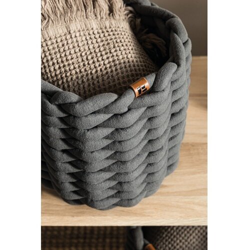 Bigso Tekstilna ko&amp;scaron;ara &amp;oslash; 21x17 cm Peach Skin Round S &amp;ndash; Slike