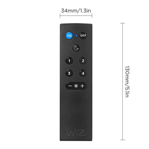  Set od 2 prigu&amp;scaron;ive LED RGBW sijalice A60 E27/9W/230V 2200-6500K Wi-Fi + daljinski upravljač - WiZ Slike