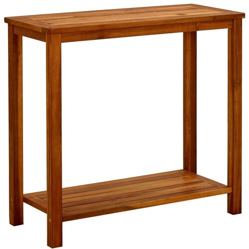 VidaXL Vrtna konzolna mizica 80x35x75 cm trden akacijev les Slike