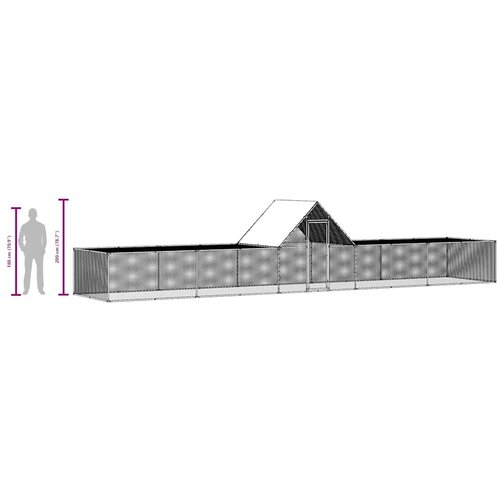  Koko&amp;scaron;injac od pocinčanog čelika 10 x 2 x 2 m Slike