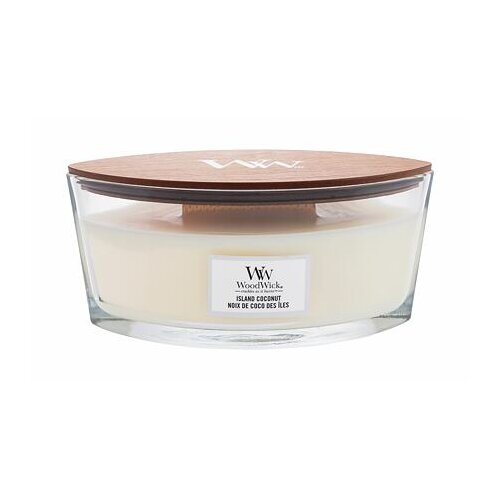 WoodWick Island Coconut mirisna svijeća s drvenim fitiljem (hearthwick) 453 g Cijene