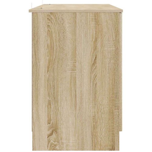  Stol Hrast sonoma 142 5 x 50 x 75 cm Konstruirano drvo - Hrast sonoma Slike