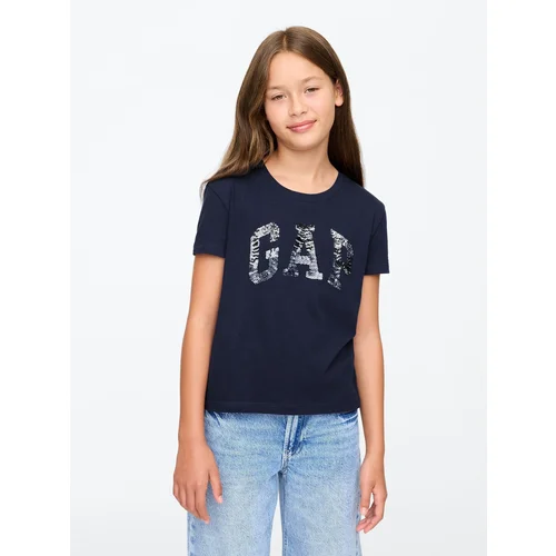 GAP Children's T-shirt with sequin logo - Girls