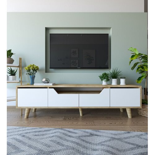 Hanah home Hanah Kućna TV komoda Roma 180, bijela Cene