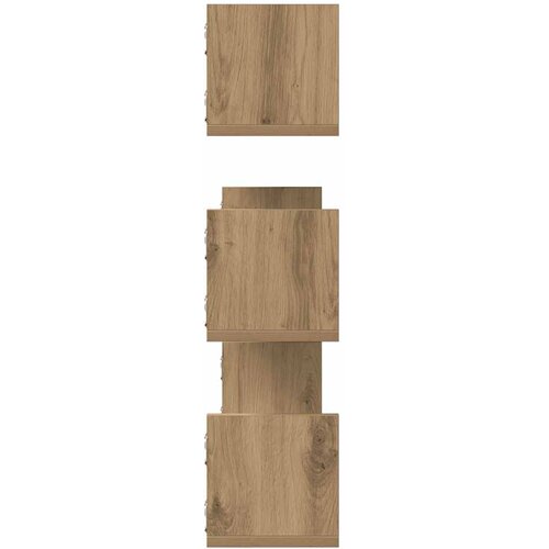  Zidne police 3 kom boja artisian hrast 80x18x18 cm drvene Slike