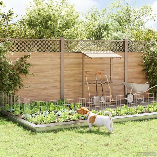  Ograda za vrt s kolčićima 24 pcs 95 x 50 cm Mesh Srebrna Slike
