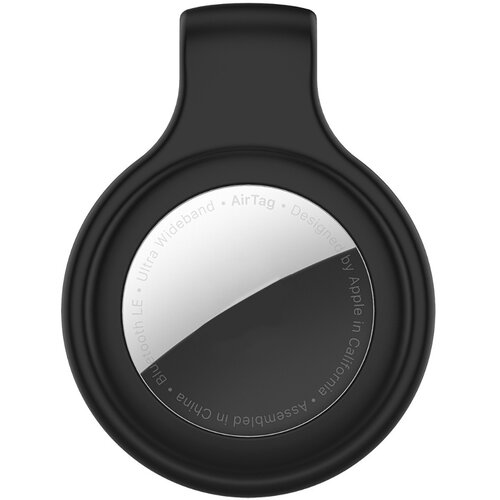 INF Silikonski ovitek za Apple AirTag 2 s sponko, ergonomska za&scaron;čita Black, (5000369097) Cene