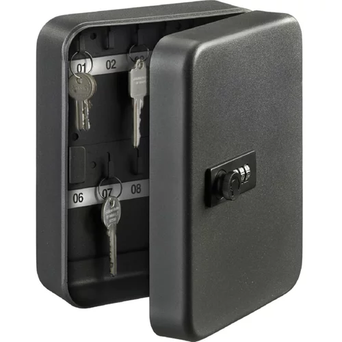PORTAFERM škatla za ključe KC20 (20 kavljev, črna barva)