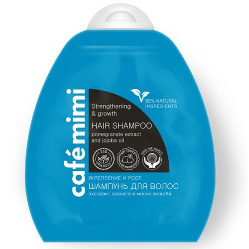 CafeMimi šampon za kosu CAFÉ mimi (rast i jačanje kose, nar i ulje jojobe) 250ml Slike
