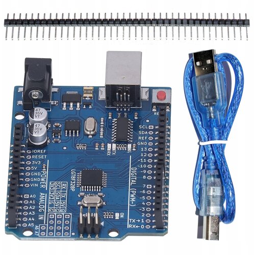 Rosfix modul acs A1 ATMEGA328 avr združljiv z arduino uno R3 + usb kabel in goldpin trak, (21656627) Slike