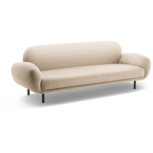 Micadoni Bež sofa od boucl&amp;eacute; tkanine 208 cm Poppy &amp;ndash; Slike