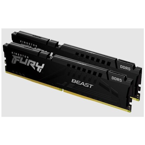Ram DDR5 Kingston 64GB 2x32GB Kit PC5200 KF552C40BBK2-64 Fury Beast Black Cene
