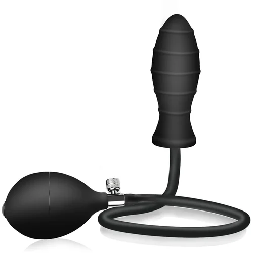 SuperLove Fill Me Up Inflatable Anal Plug Black